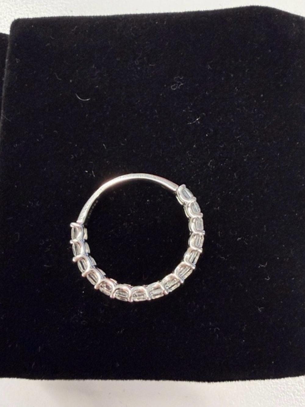 Ring Concierge 14K White Gold Emerald-Cut Ring - Picture 2 of 12